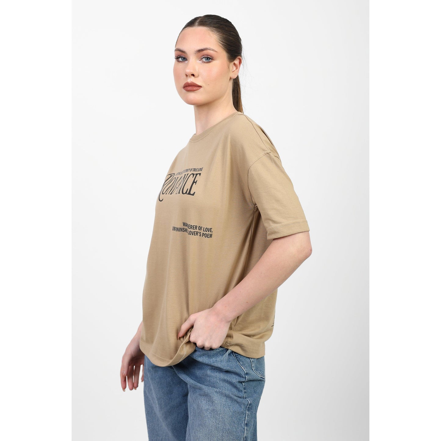 Oversized Graphic Cotton T-Shirt
