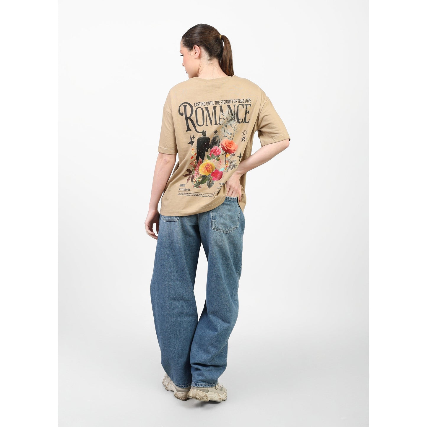 Oversized Graphic Cotton T-Shirt