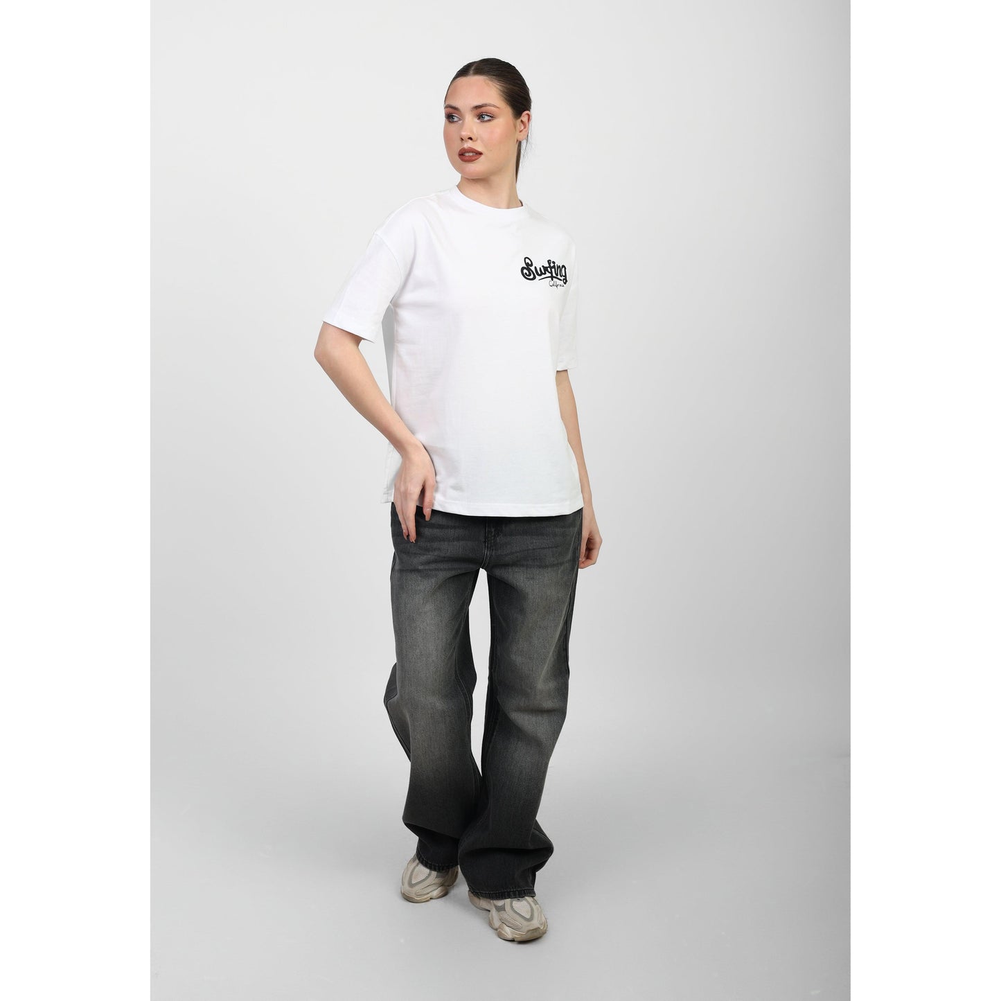 Oversized Graphic Cotton T-Shirt