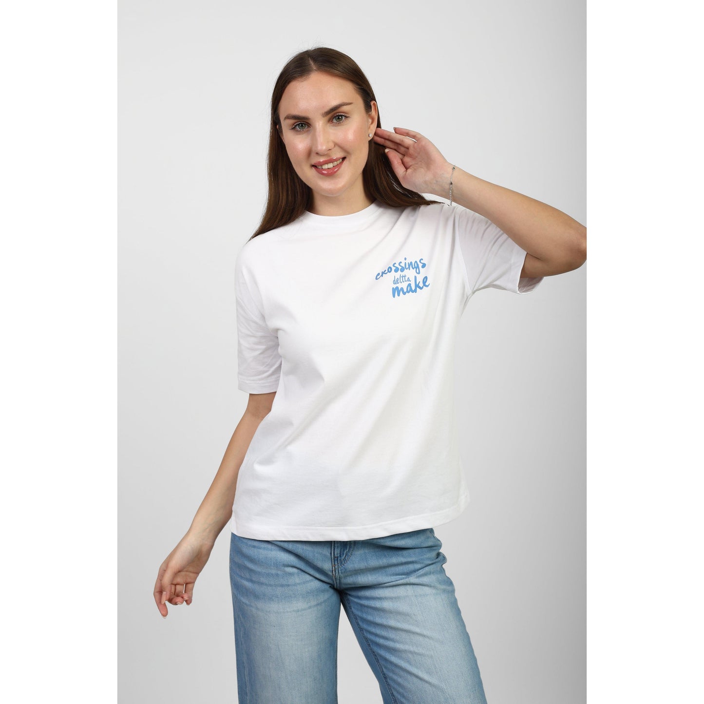 Oversized Graphic Cotton T-Shirt