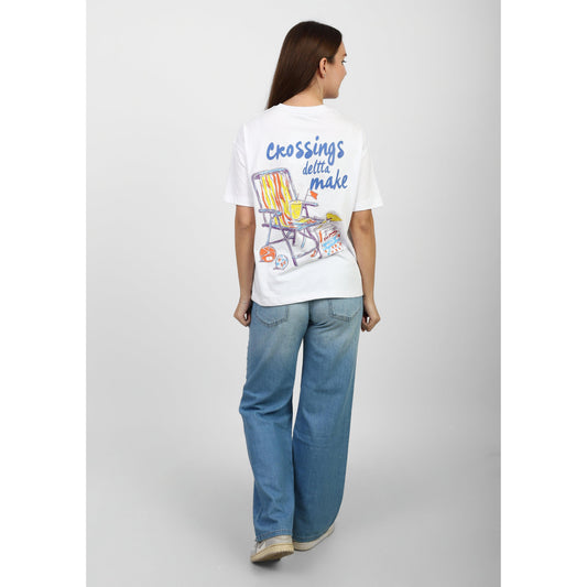 Oversized Graphic Cotton T-Shirt