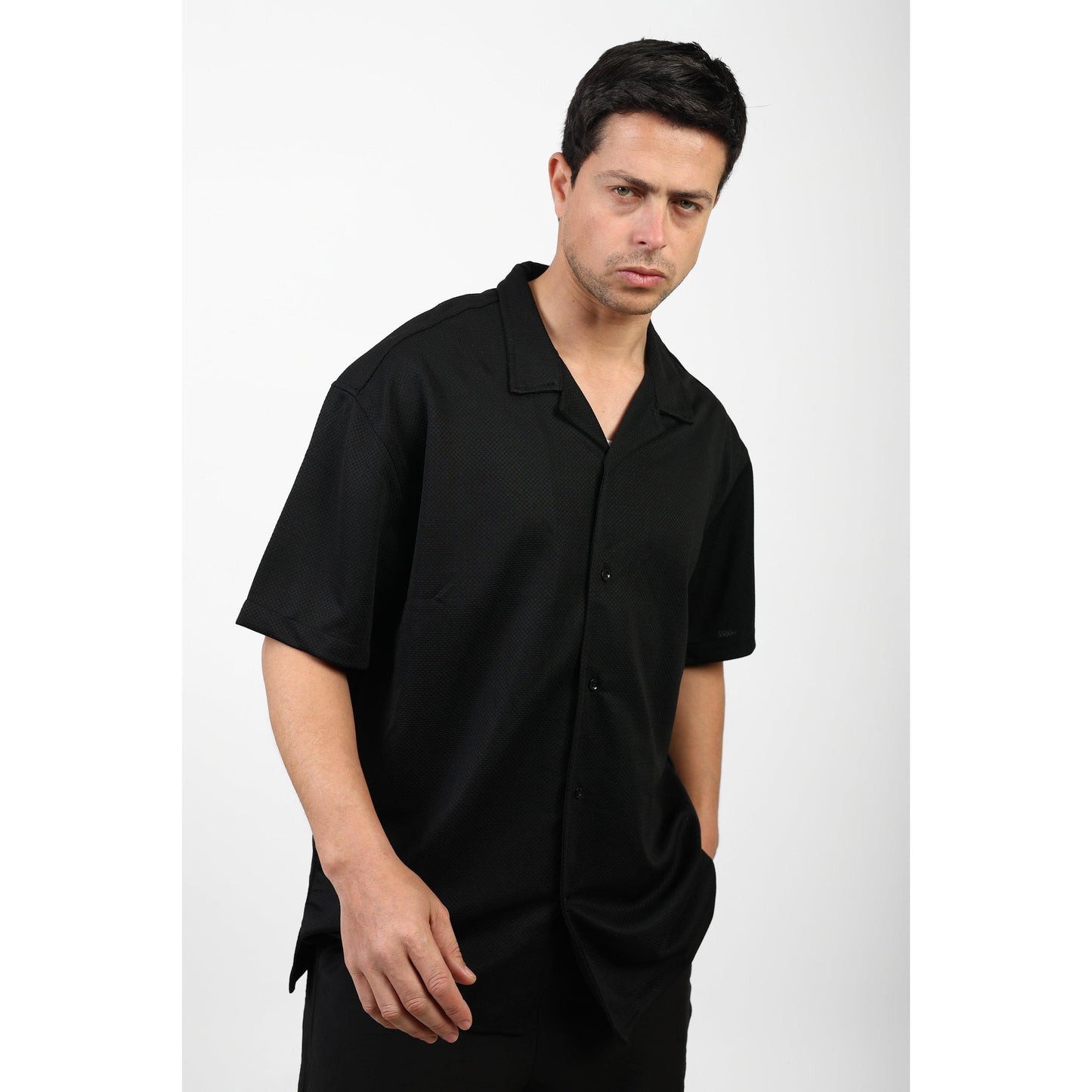 Casual  Short Sleeve Shirt - Over Size