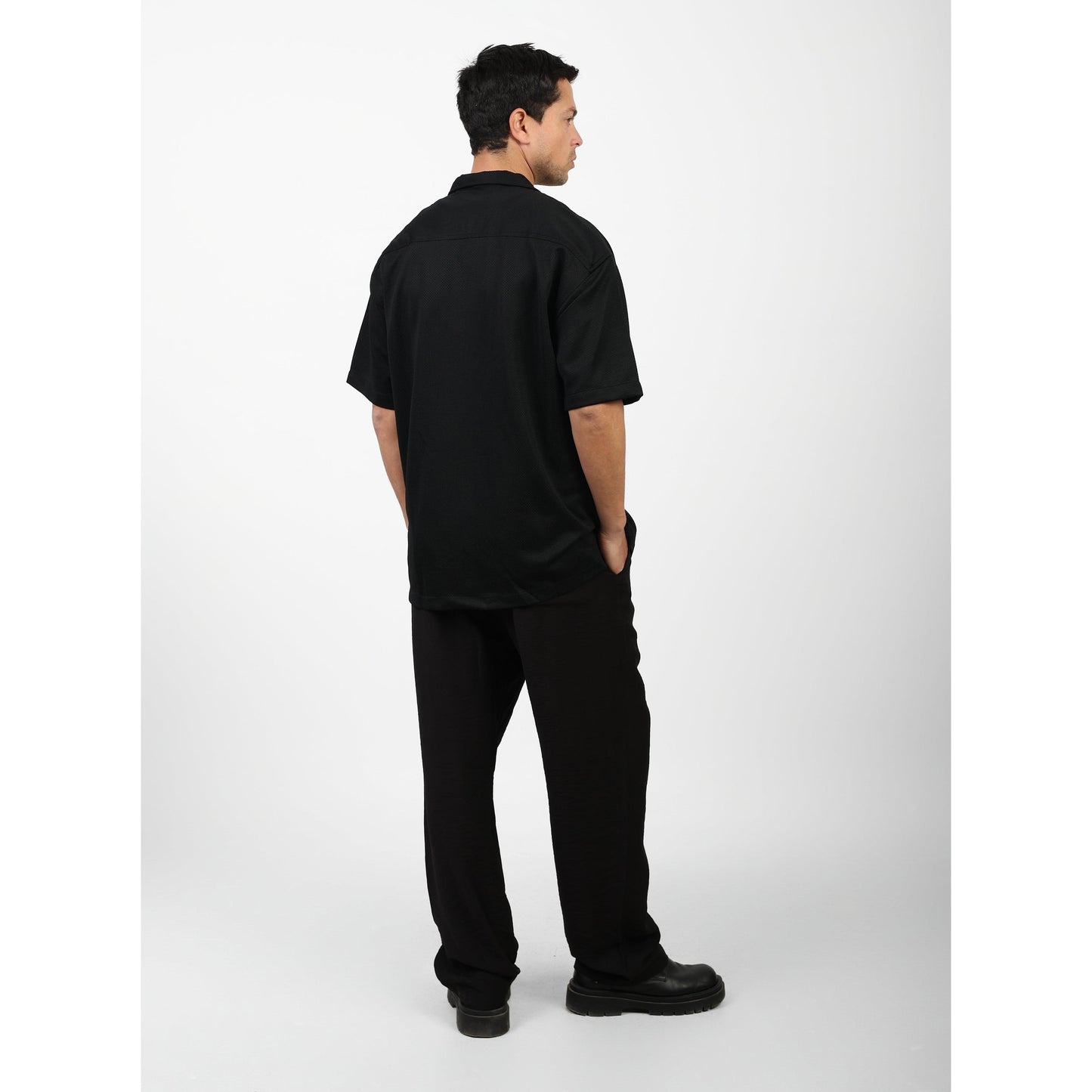 Casual  Short Sleeve Shirt - Over Size