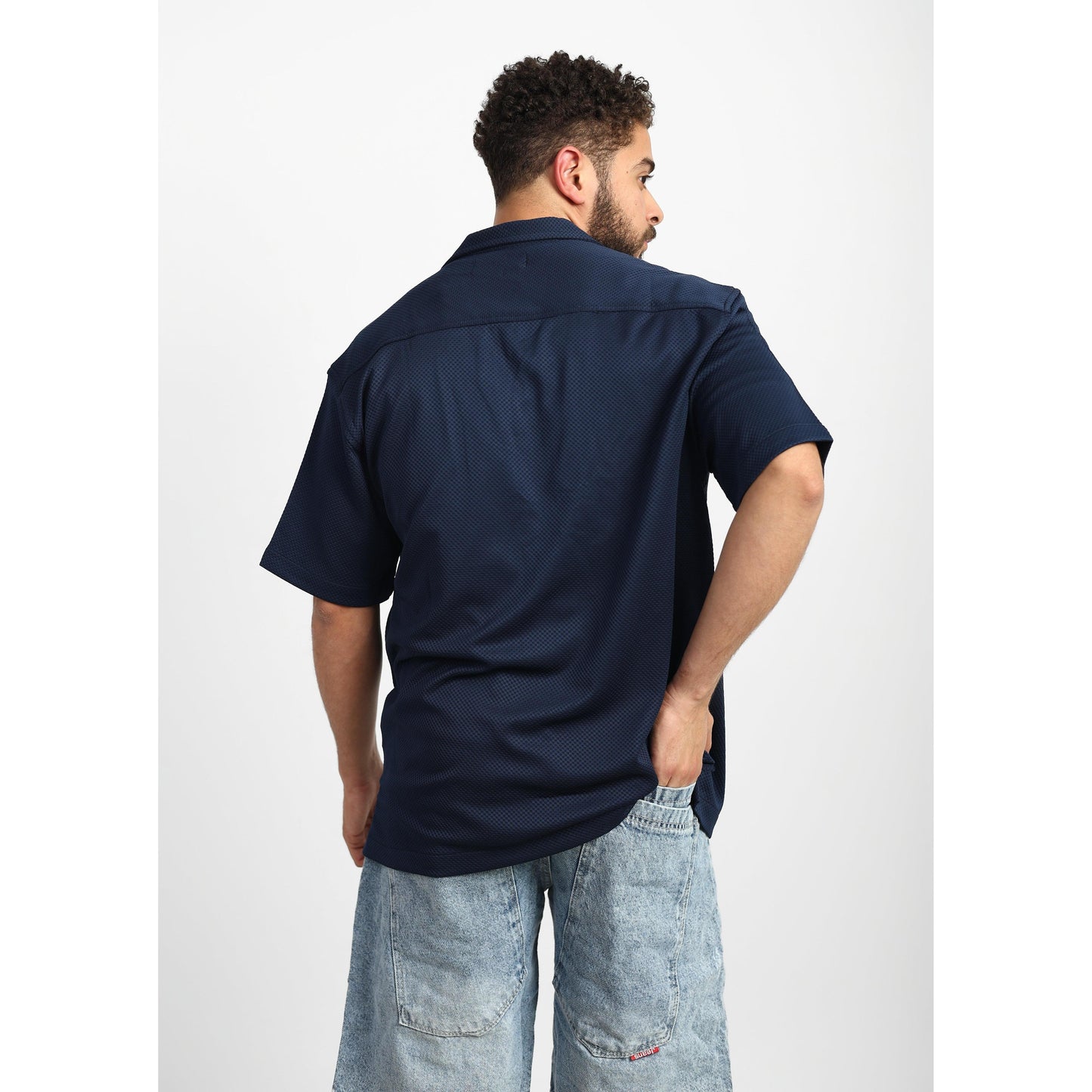 Casual  Short Sleeve Shirt - Over Size