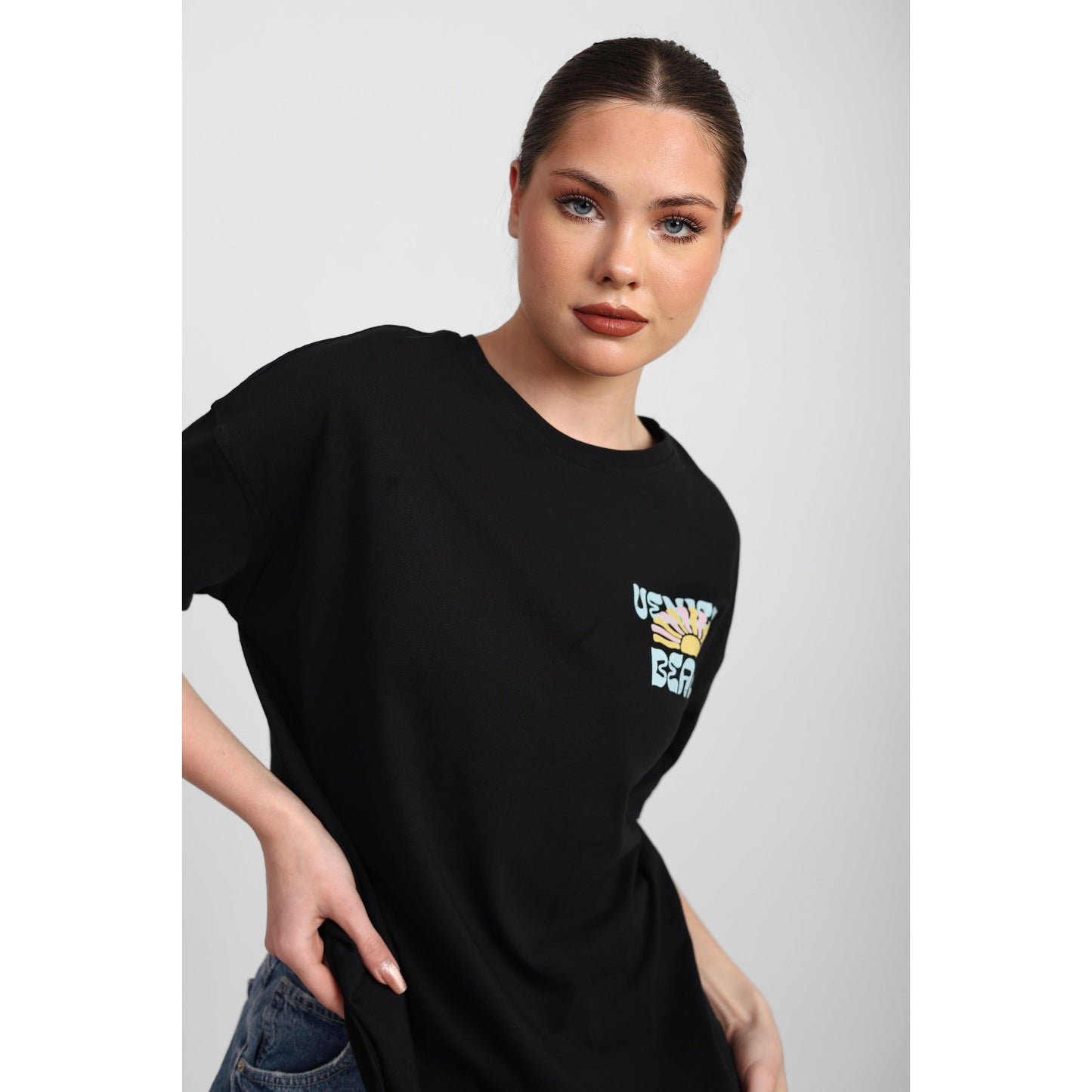 Oversized Graphic Cotton T-Shirt