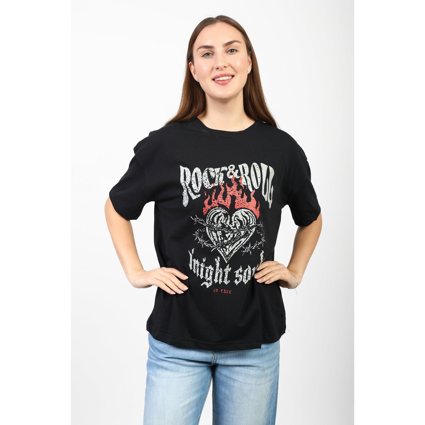 Oversized Graphic Cotton T-Shirt
