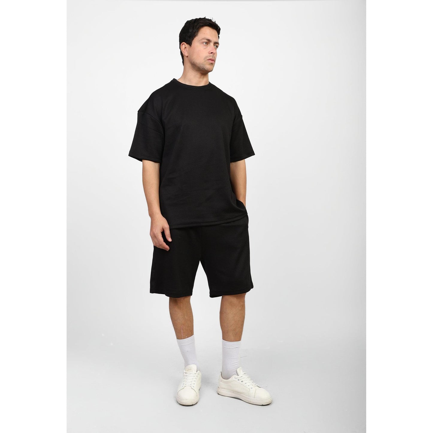 Textured Oversized T-Shirt