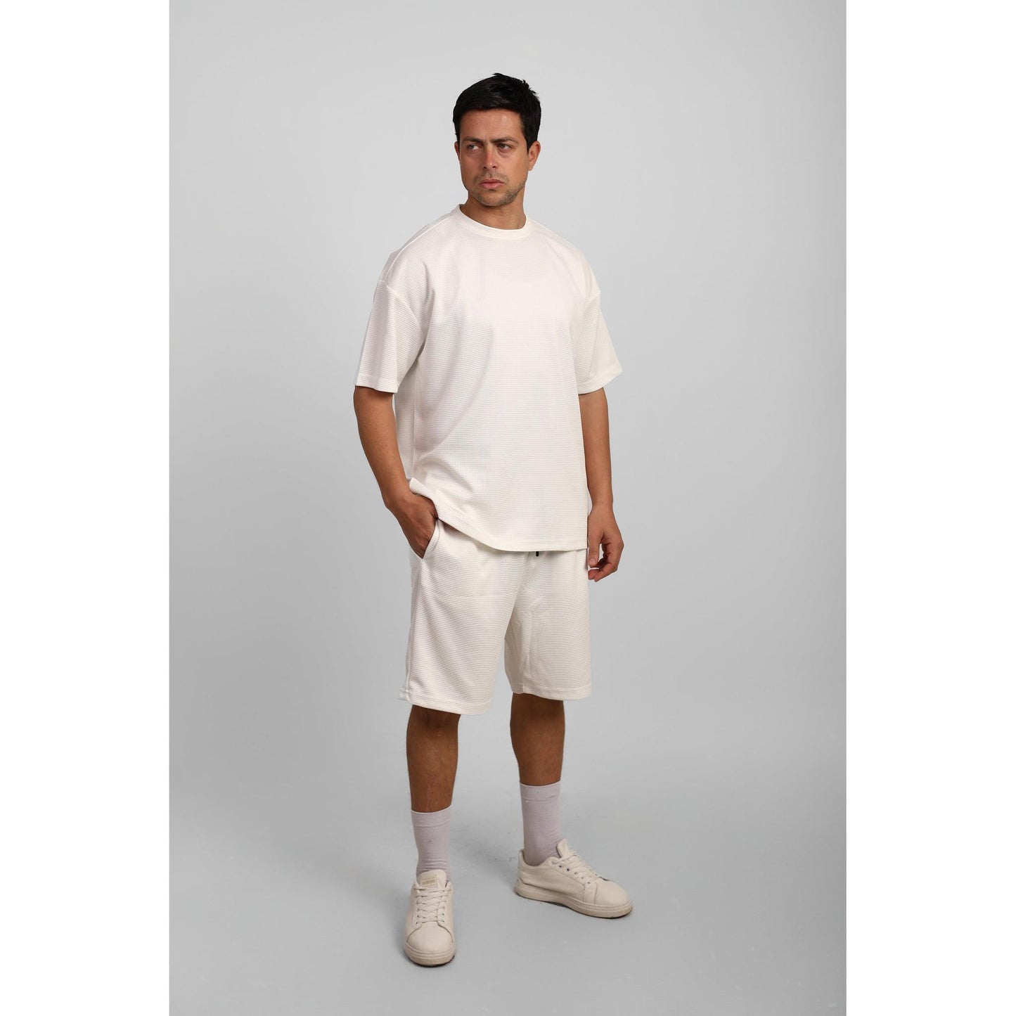 Textured Oversized T-Shirt