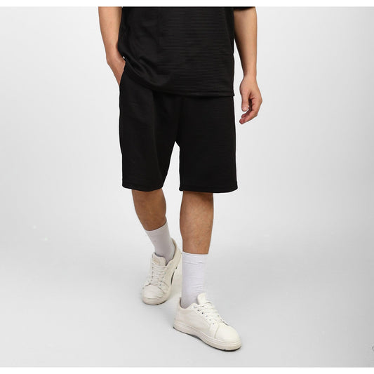 Textured Casual Shorts