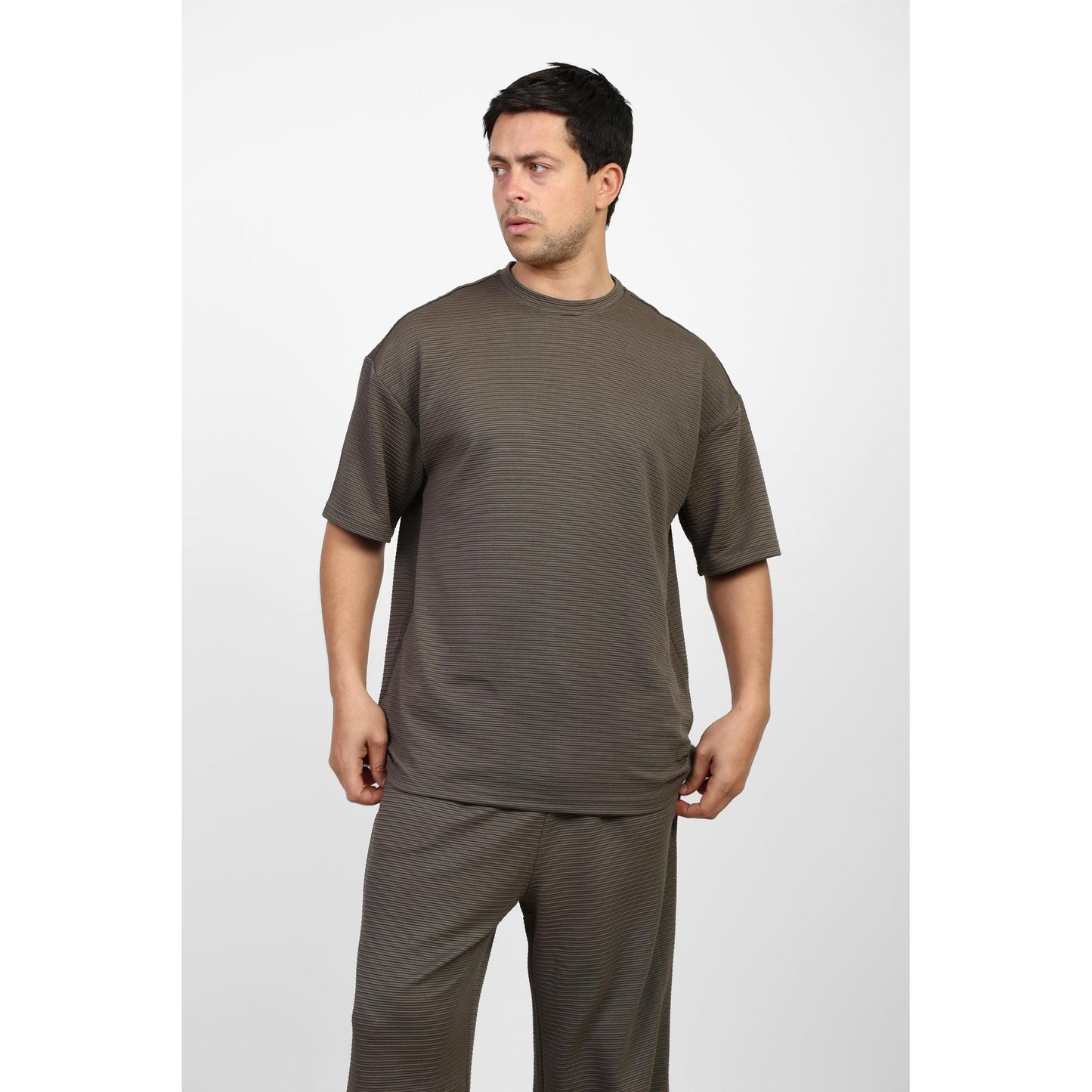 Ribbed Oversized T-Shirt