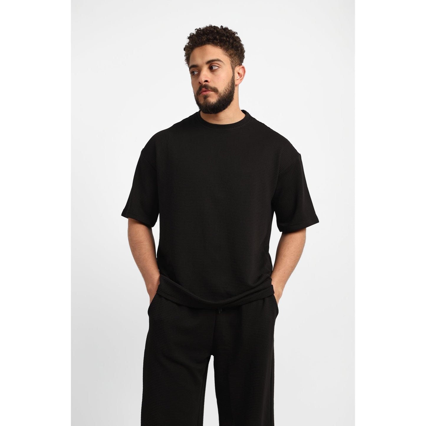 Ribbed Oversized T-Shirt