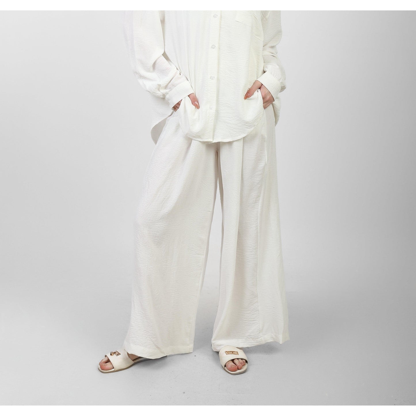 Linen Palazzo Pants