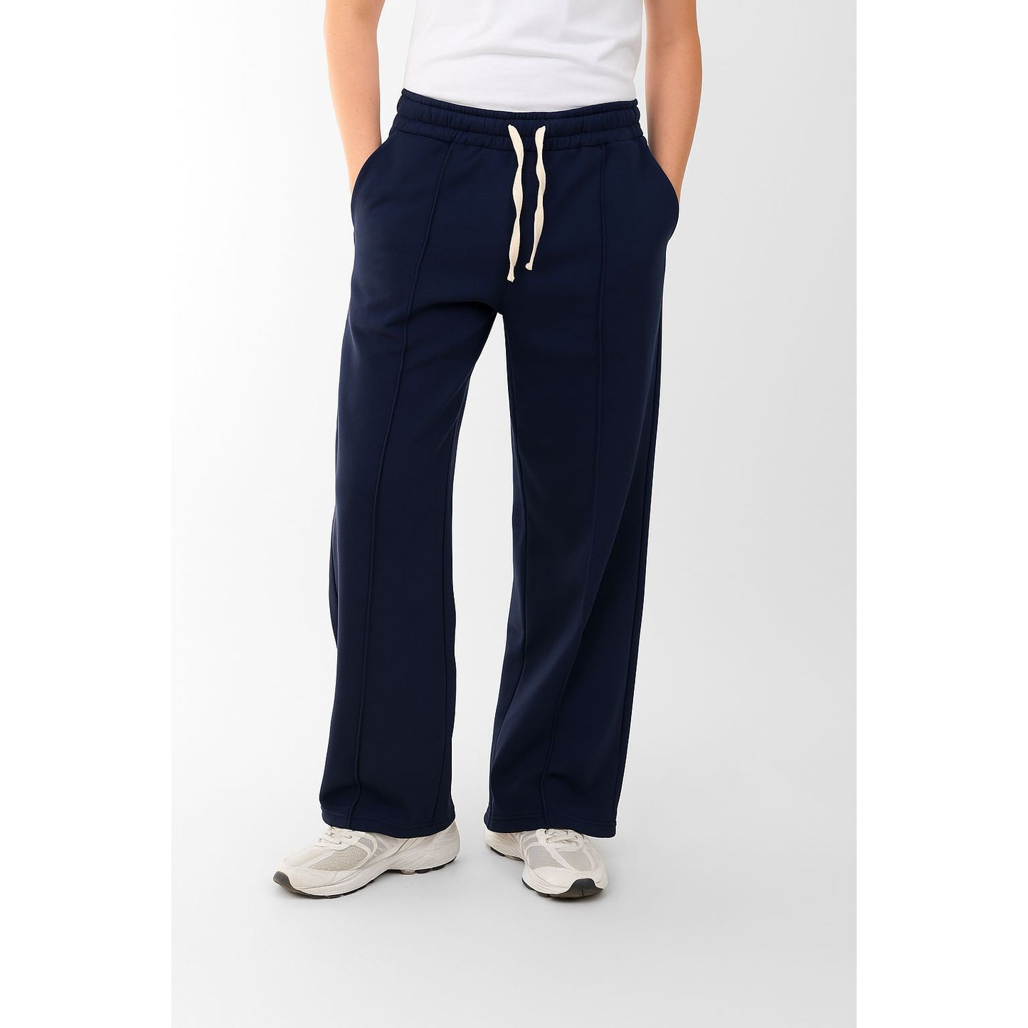 wideleg sweatpants oversize line in front boy